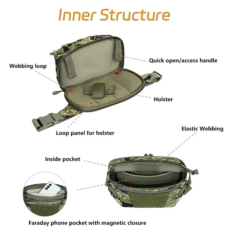 Bolsa táctica de extracción rápida para airsoft en exterior - imagen 5