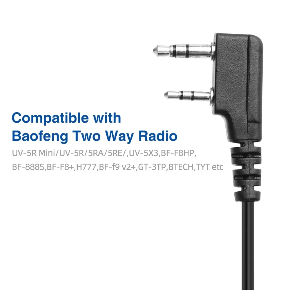 Micrófono altavoz de hombro Baofeng PTT para UV-5R UV-82 - imagen 4