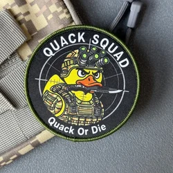 Parche táctico Quack Squad insignia moral con velcro gancho-bucle