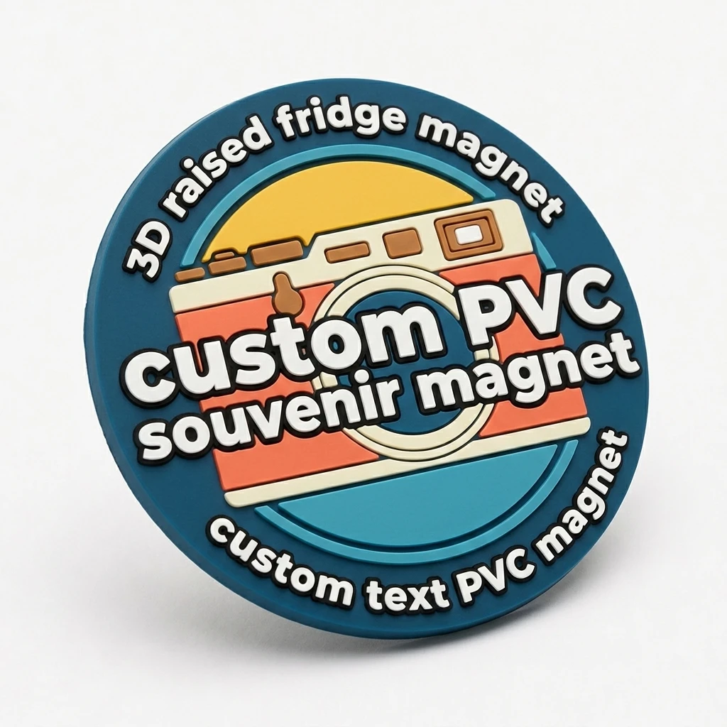 Imán de nevera personalizado PVC – Goma suave recuerdo de viaje - imagen 3