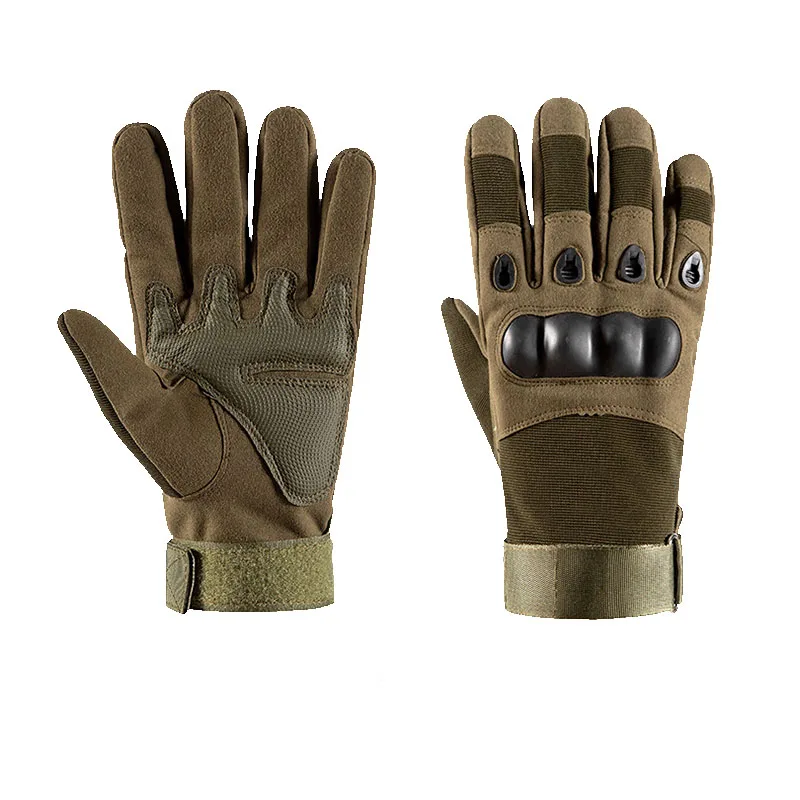 Guantes tácticos de caza de dedo completo ripstop color sólido - imagen 4