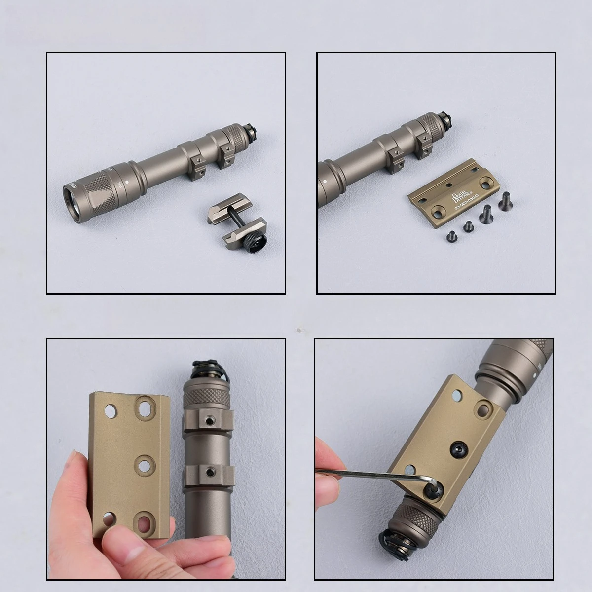 Daniel Defense montura offset ligera para riel KeyMod M-LOK - imagen 5