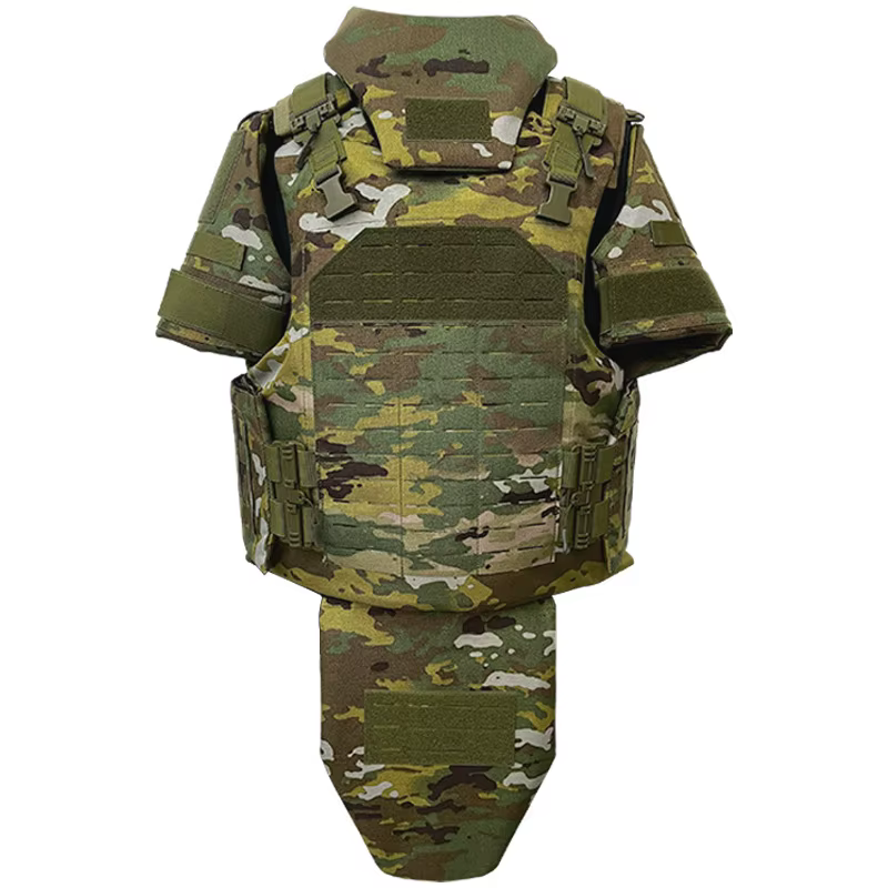 Armadura corporal táctica pesada con MOLLE y protección total - imagen 2