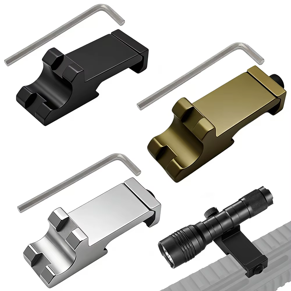 Adaptador para riel Picatinny lateral a 45 grados