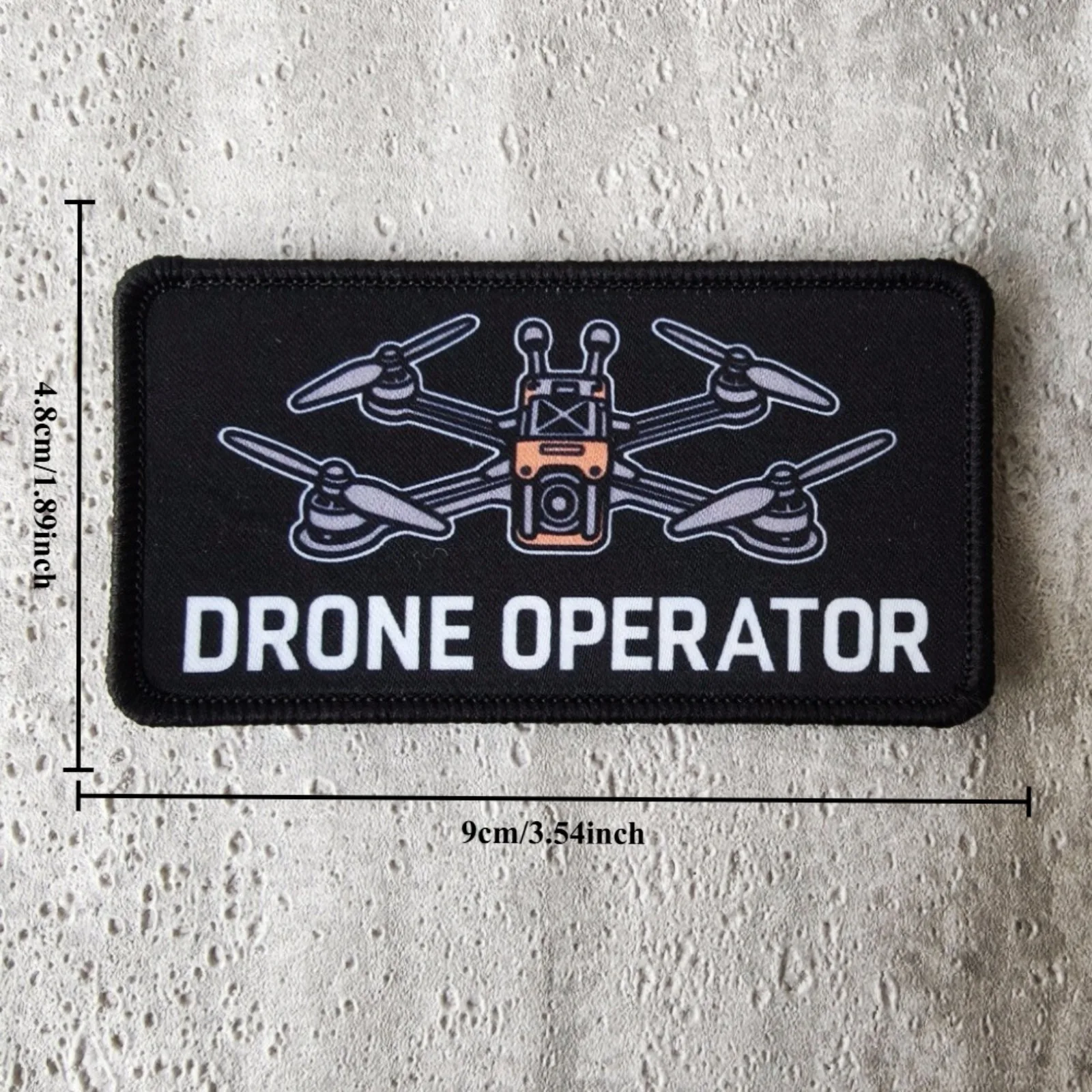 Parche táctico de operador de drones FPV con velcro