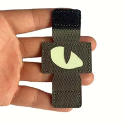 Combat Ranger – Parche ojos de diablo táctico fluorescente con velcro