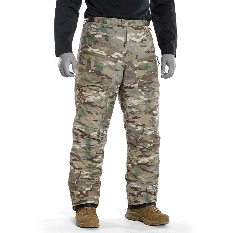 Pantalones tácticos camuflaje térmicos polar invierno alpinismo - imagen 3