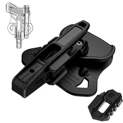 Funda pistolera táctica oculta riel Picatinny Glock 9mm
