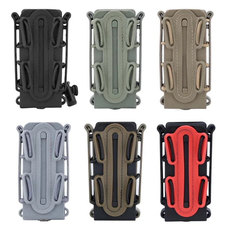 Portacartuchos MOLLE 9mm – Bolsa táctica para cinturón de caza - imagen 3