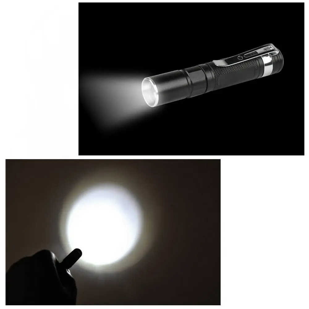 Linterna táctica LED XPE con zoom ajustable compacta portátil - imagen 2