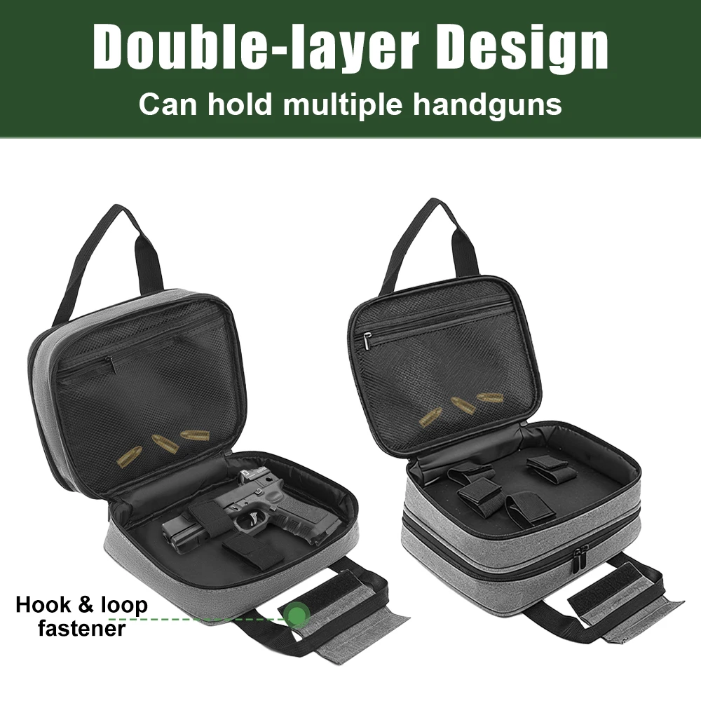 Funda de pistola táctica doble capa Oxford para EDC portátil - imagen 2