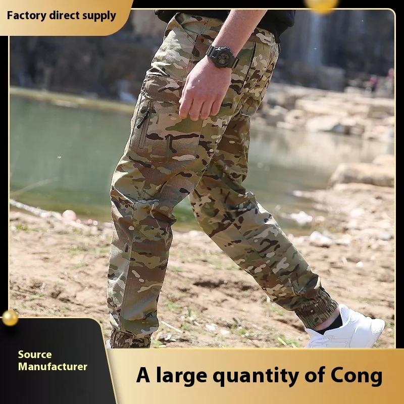 Pantalones tácticos camuflaje impermeables ripstop resistentes - imagen 4