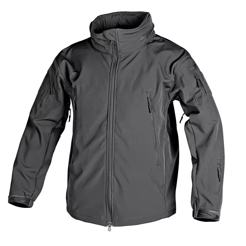 Chaqueta táctica impermeable con capucha forrada térmica hombre - imagen 5