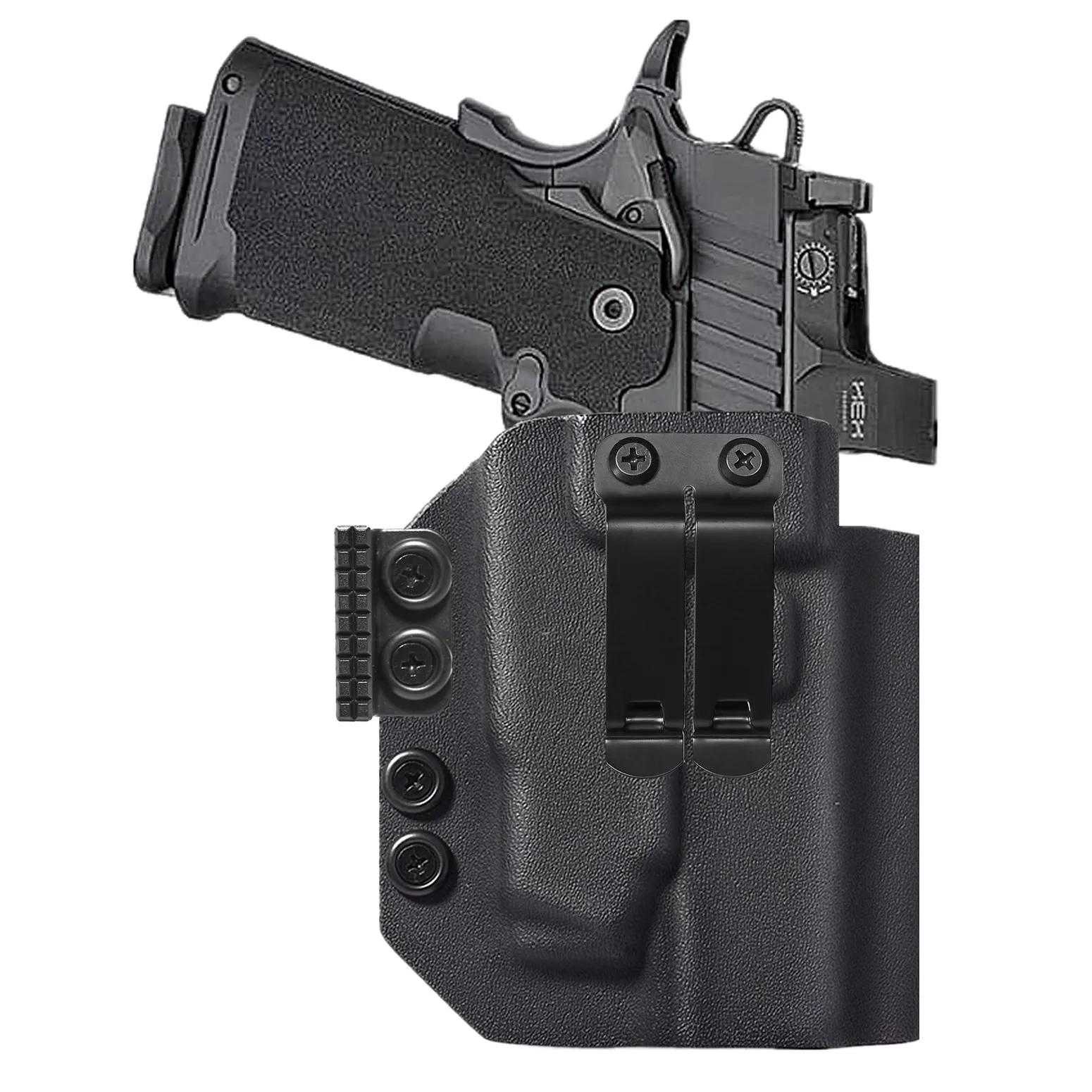 Funda Kydex Light Springfield 1911 DS Prodigy con linterna Olight PLX