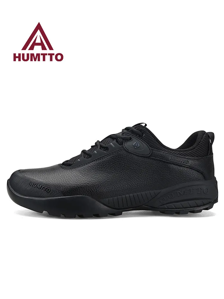 HUMTTO Zapatillas de senderismo para hombre de cuero vacuno - imagen 3