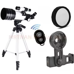 Telescopio astronómico refractor 70 mm, aumento 15x-150x