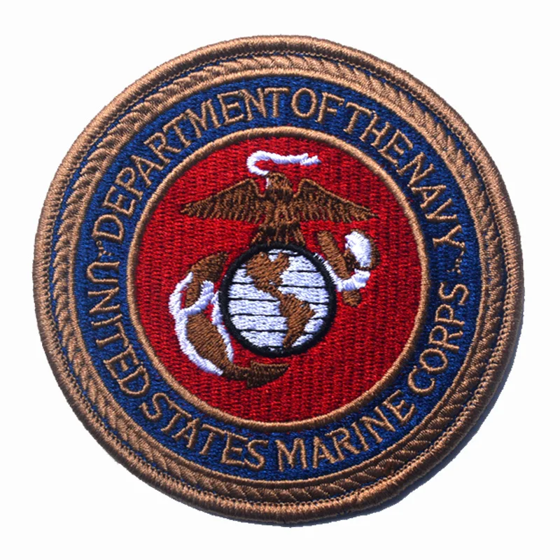 Parche bordado táctico USMC 3D con velcro para chaquetas - imagen 4