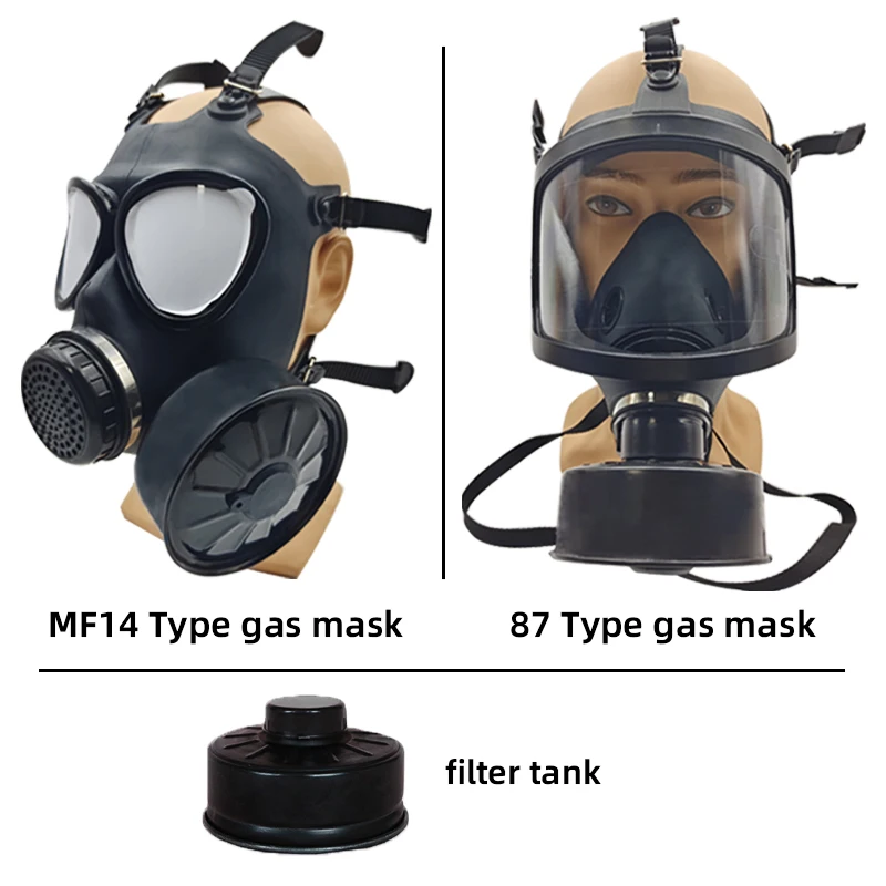 Máscara antigás facial con filtro respiratorio químico-nuclear - imagen 5