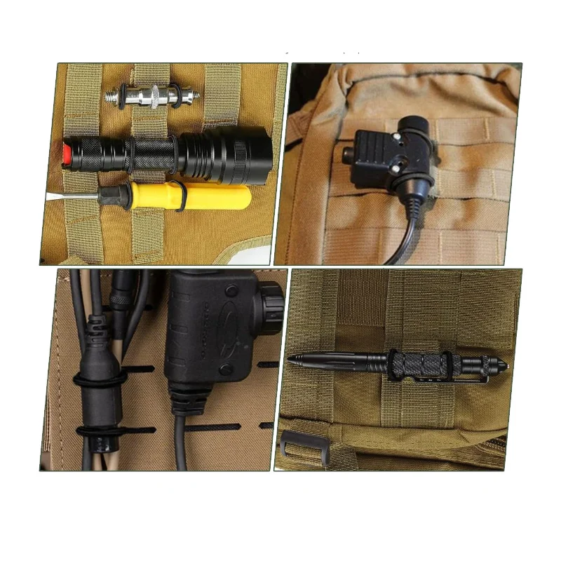 Accesorios MOLLE: clip elástico y cinta para fijar equipo exterior - imagen 2