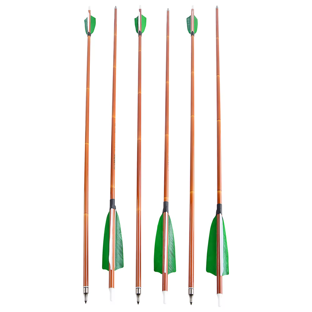 Flechas de carbono Spine para arco recurvo y compuesto con punta