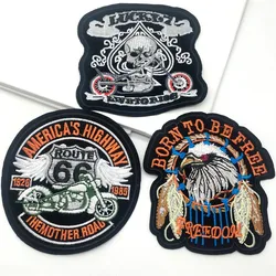 Parche bordado águila Punk termoadhesivo – Táctico para chaqueta o ropa