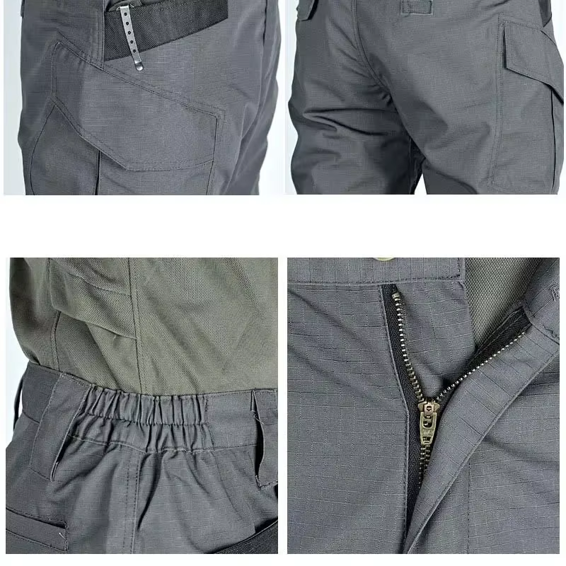 Pantalones tácticos cargo repelentes al agua MOLLE - imagen 5