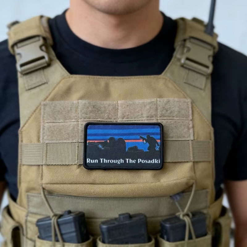 Parche táctico militar estampado con velcro para mochila - imagen 5