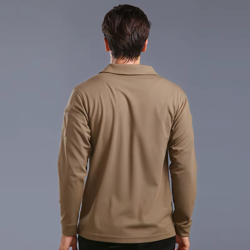 Camiseta manga larga hombre transpirable secado rápido running - imagen 3