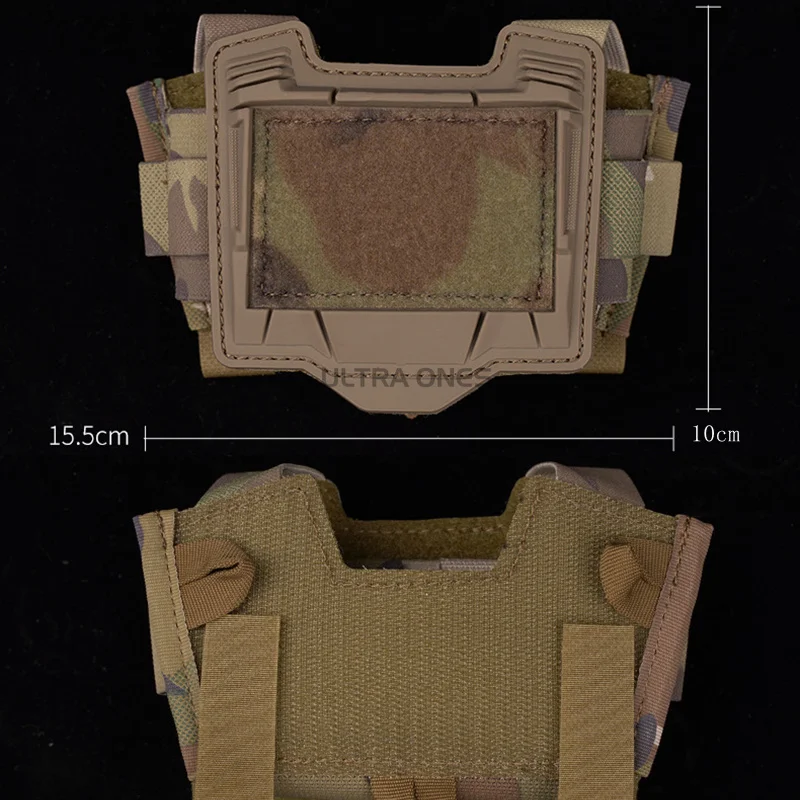 Bolsa táctica trasera casco para batería PVS-31 con correa elástica - imagen 3