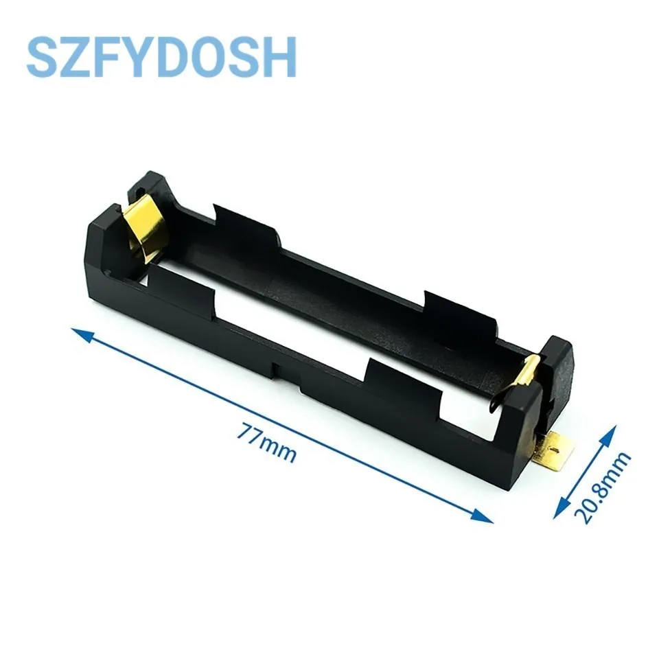 Soporte batería 18650 SMT SMD con pines de bronce recargable - imagen 2