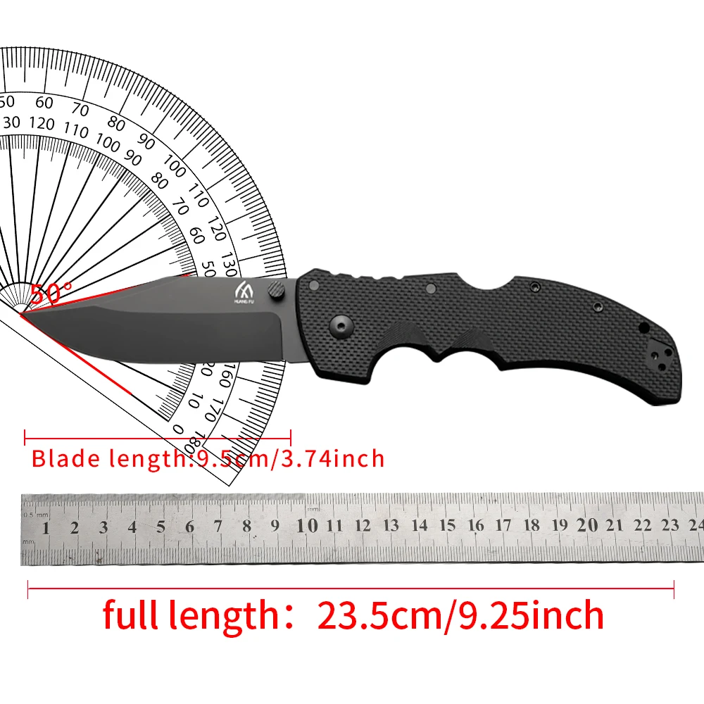 Cuchillo plegable para exteriores, emergencia y camping - imagen 5