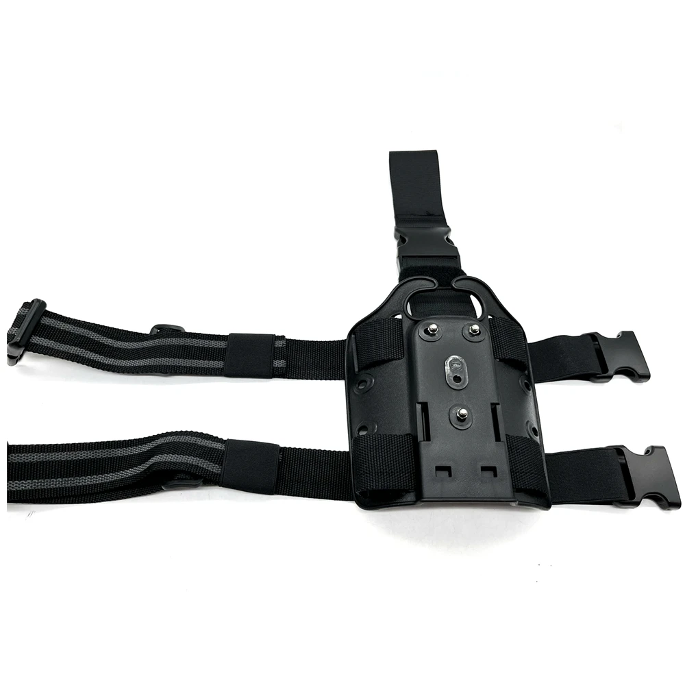Leg Rig táctico negro hasta el muslo con panel porta-fundas – Airsoft - imagen 5