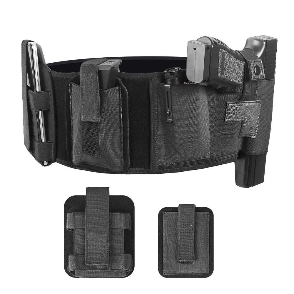 Cinturón táctico con funda oculta y bolsillos desmontables - imagen 5