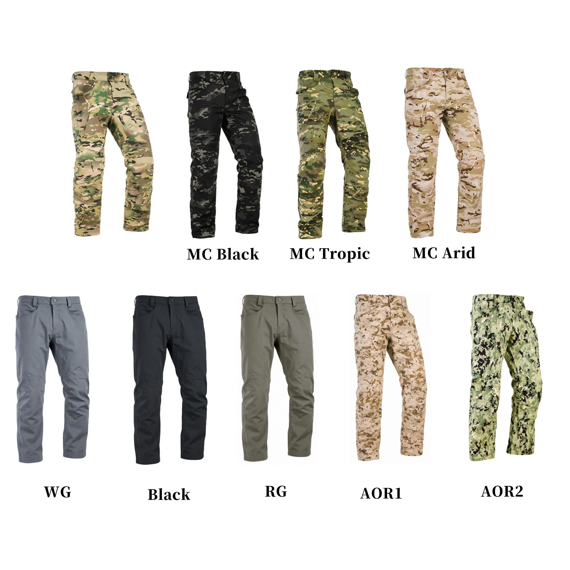 Pantalones tácticos Réplica P40 en uso