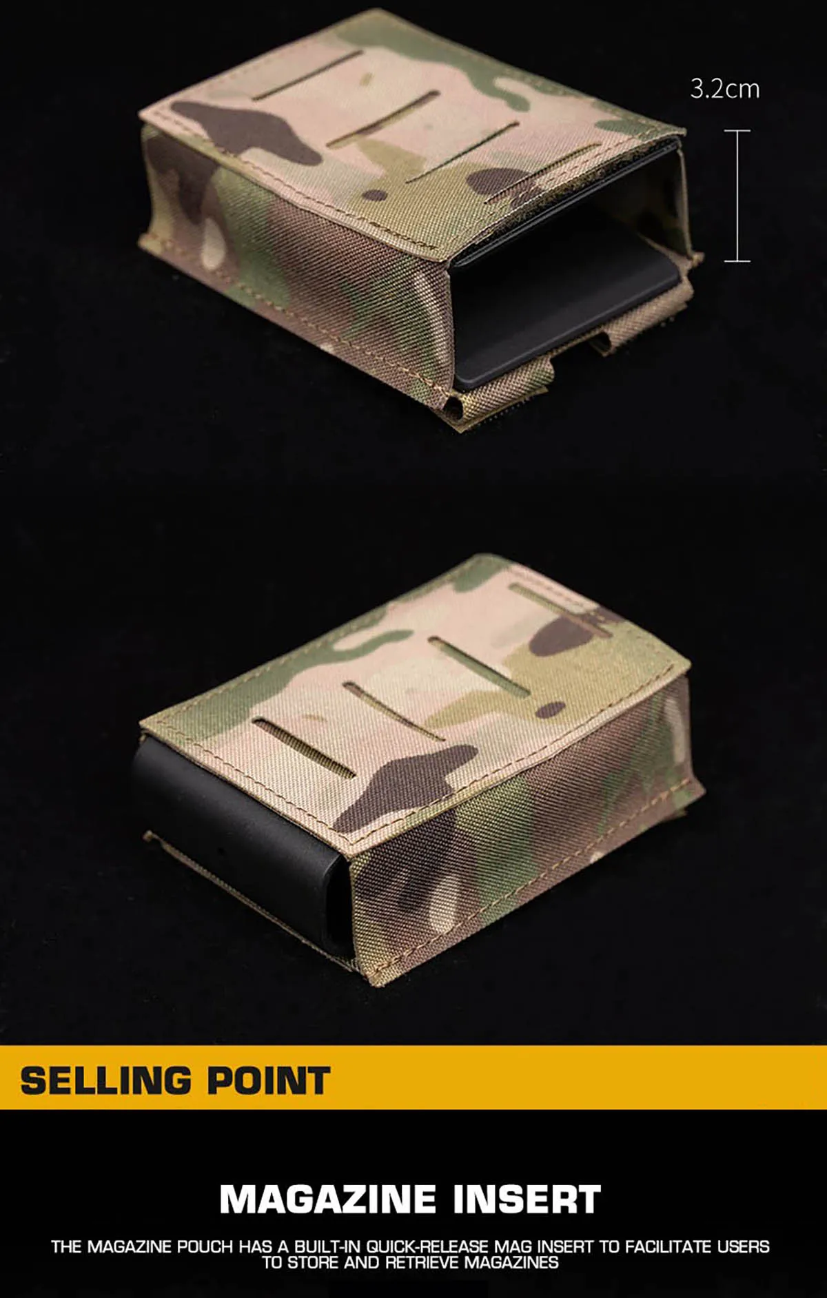 Funda táctica para cinturón de 1,75 pulgadas