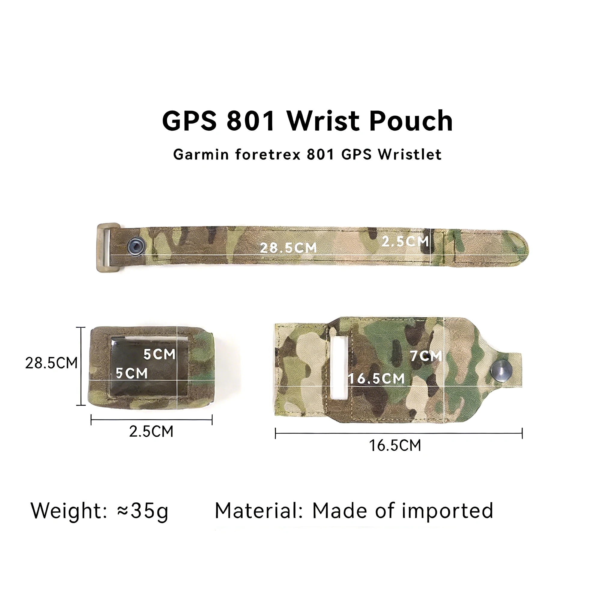 Bolsa de muñeca táctica para GPS