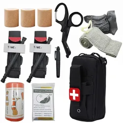 Kit de primeros auxilios supervivencia Molle para exteriores
