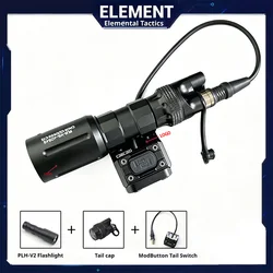 Linterna táctica MOD PLH de alta luminosidad con interruptor remoto