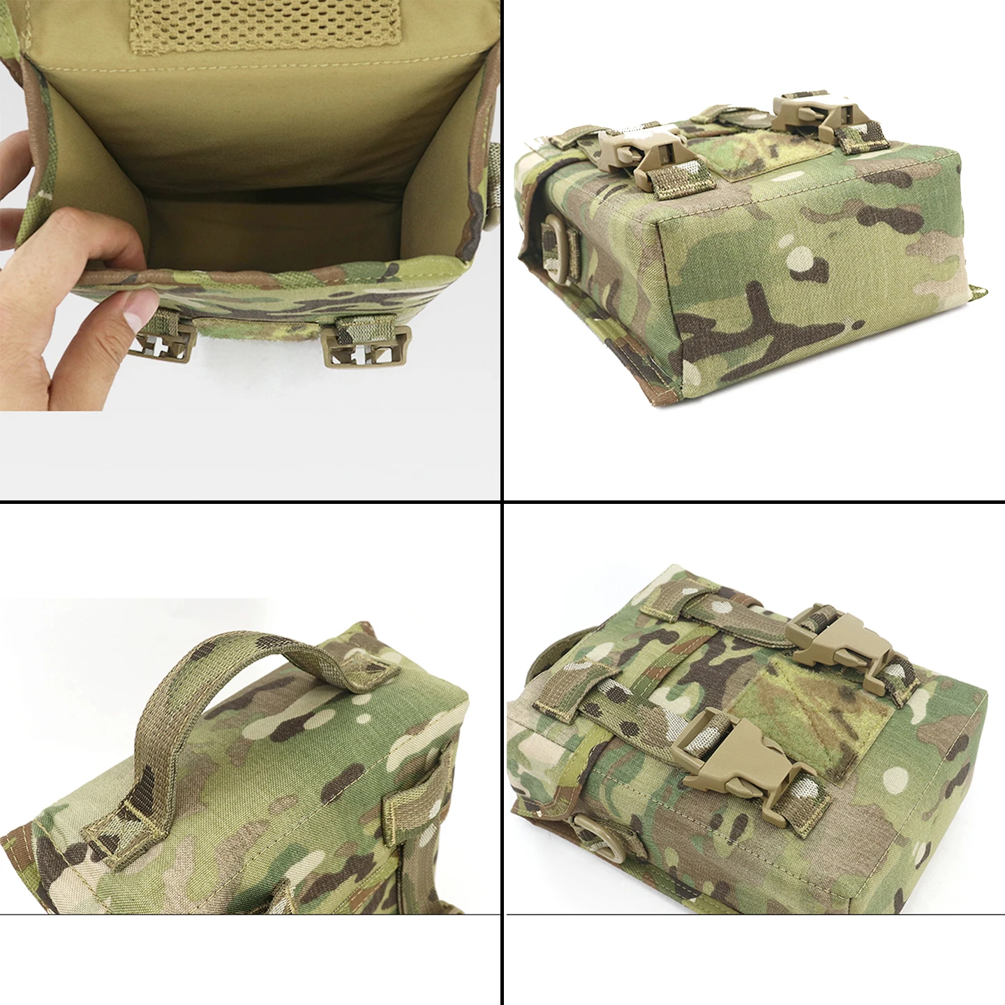 Funda táctica MOLLE reforzada para binoculares y gafas NVG - imagen 5