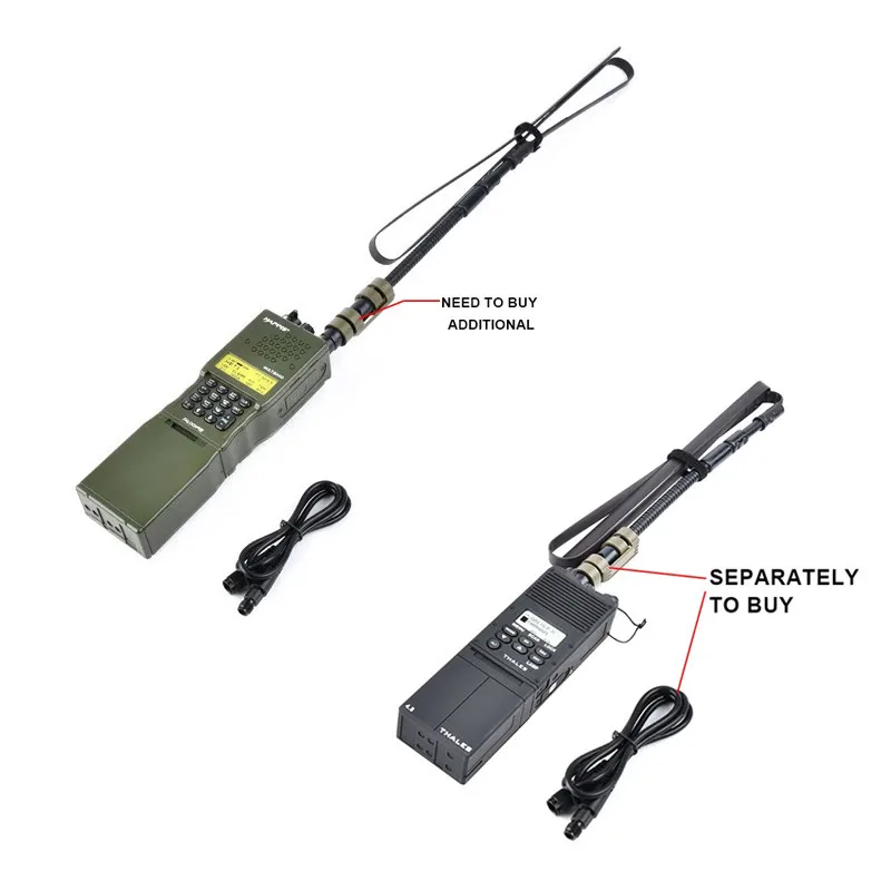 Réplica radio PRC-148/152 con antena plegable – Modelo táctico inerte - imagen 4
