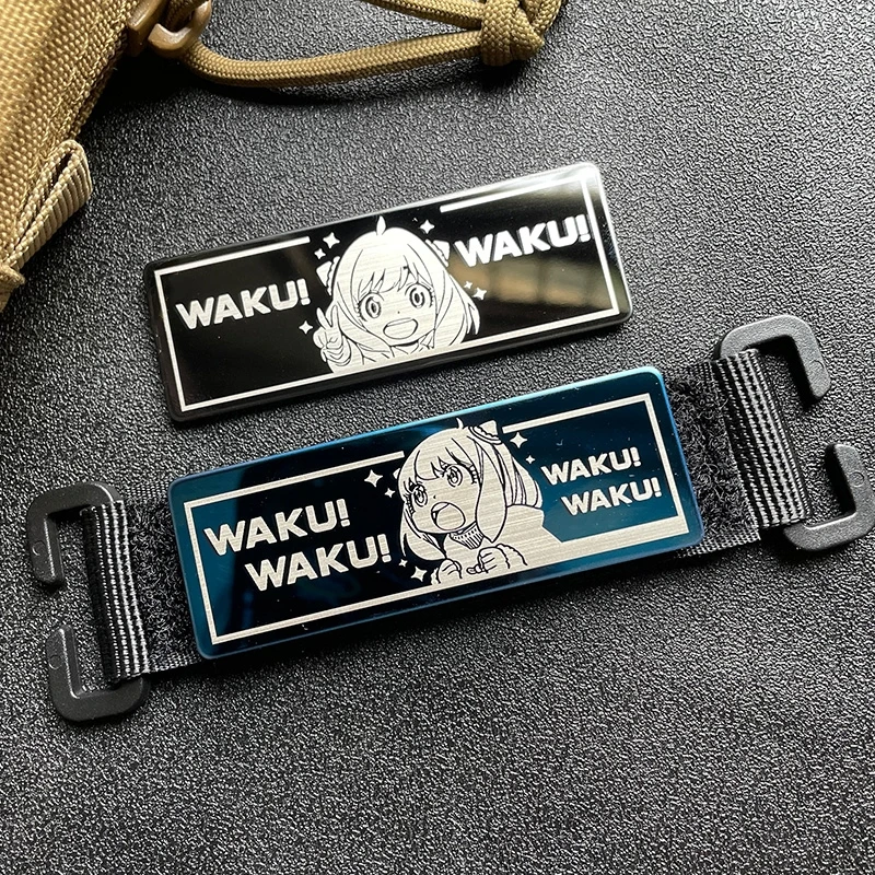 Parche Metal Loop táctico espía anime para mochila