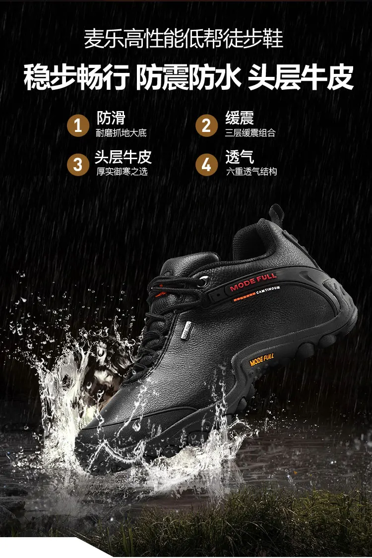 Zapatos impermeables para invierno y exteriores