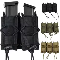 Funda MOLLE táctica para cargadores 9 mm de doble capacidad