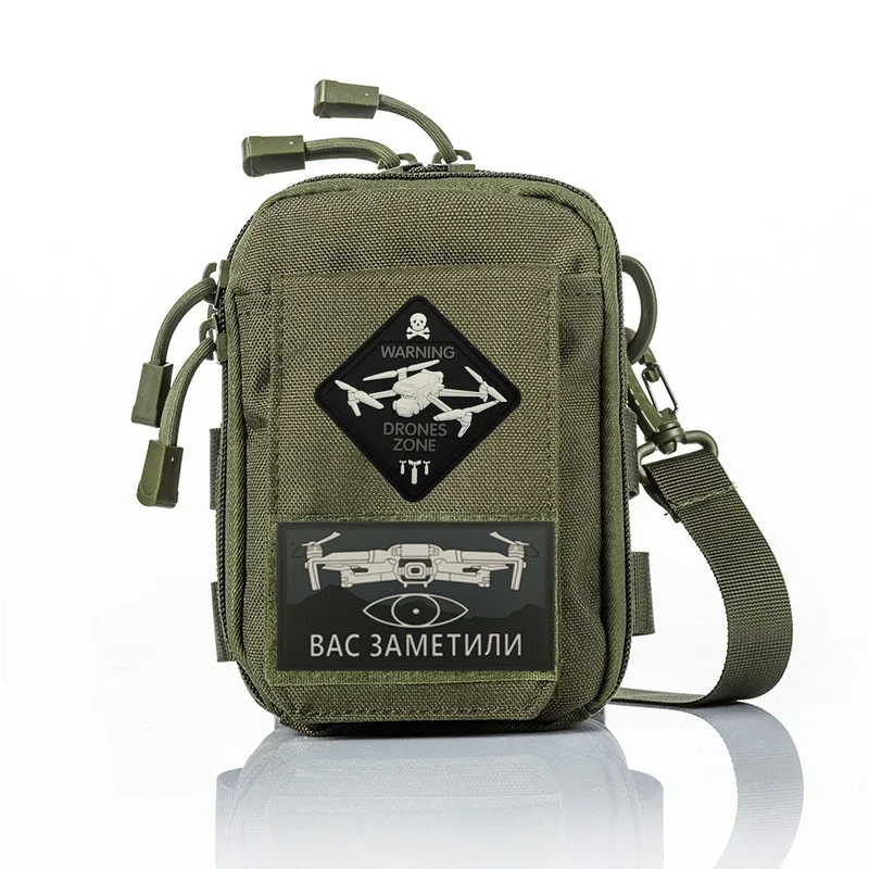 Parche reflectante IR 3D láser PVC caucho para mochila táctica drones - imagen 3