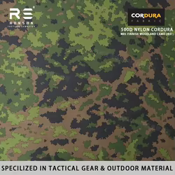 Tela de Cordura 500D Camuflaje Finlandés para Mochilas Tácticas