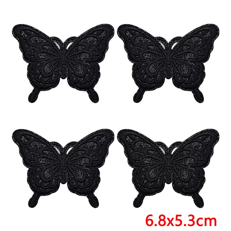 Detalle del diseño de mariposa y colorido