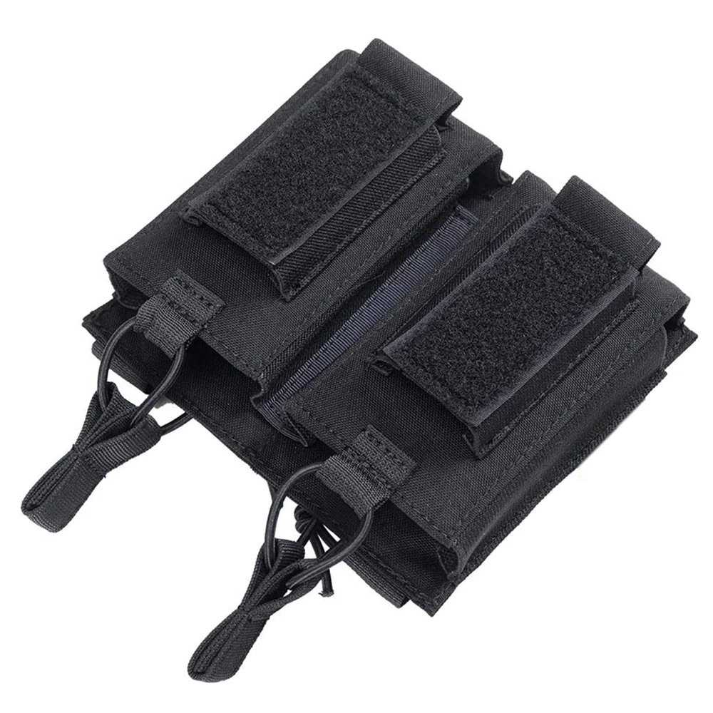 Bolsa MOLLE para revistas táctica con tapa abierta – M4 M16 AK - imagen 3