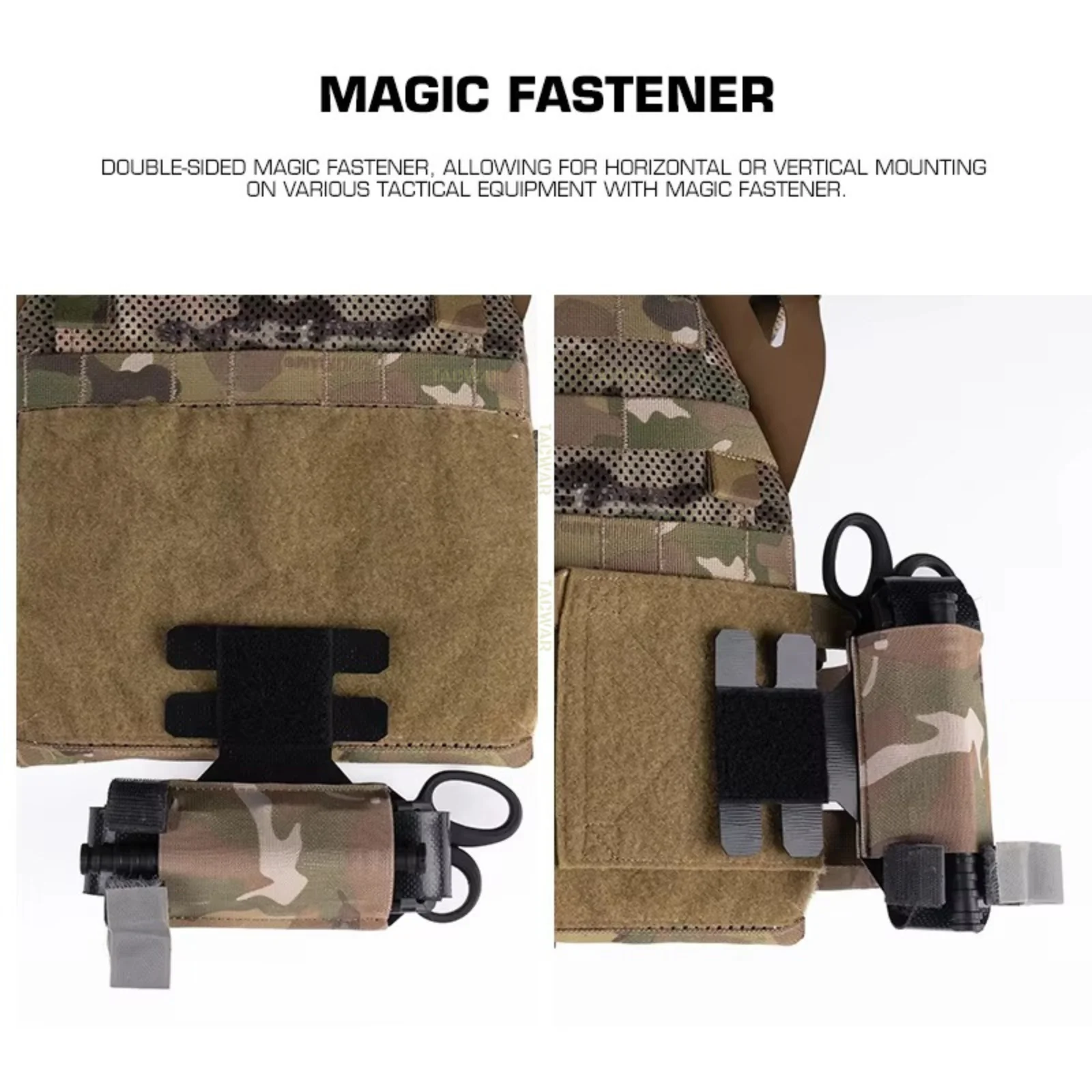 Porta TQ Táctico MOLLE Elástico para Cinturón - imagen 3