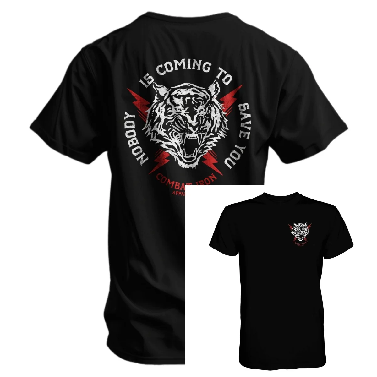 Combat Iron camiseta táctica de algodón puro militar