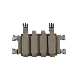 Portacargadores táctico PEW MOLLE Quad para chaleco placard JPC2.0
